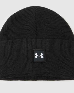 Under Armour Halftime Beanie White in Black & White, Size: OSFM