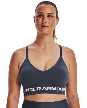 Under Armour Seamless Low Long Bra Gray XS
