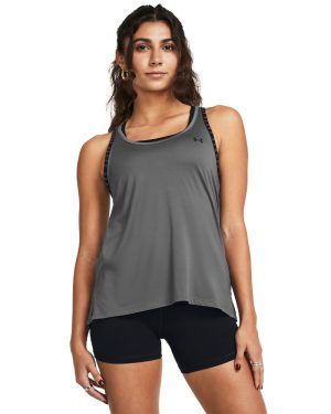 Under Armour Womens Knockout Activewear Tank Top S- Bust 33.5- 35.5'