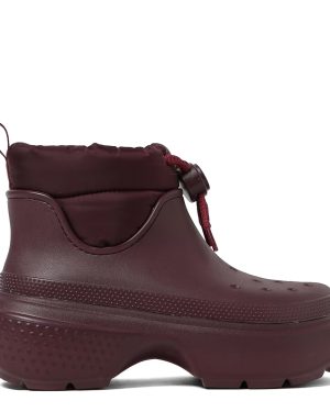 Unisex Brown Stomp Ankle Boots