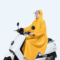 Unisex Double Bike/Ebike/Motorcycle/Scooter Cycling Jacket Poncho Raincoat Cape