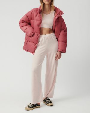 Unisex Pink Kolbay Puffer Coat