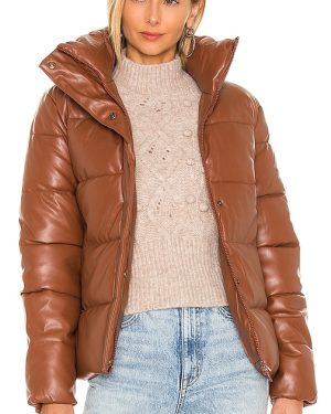 Unreal Fur Major Tom Puffer Jacket in Tan. Size XS.
