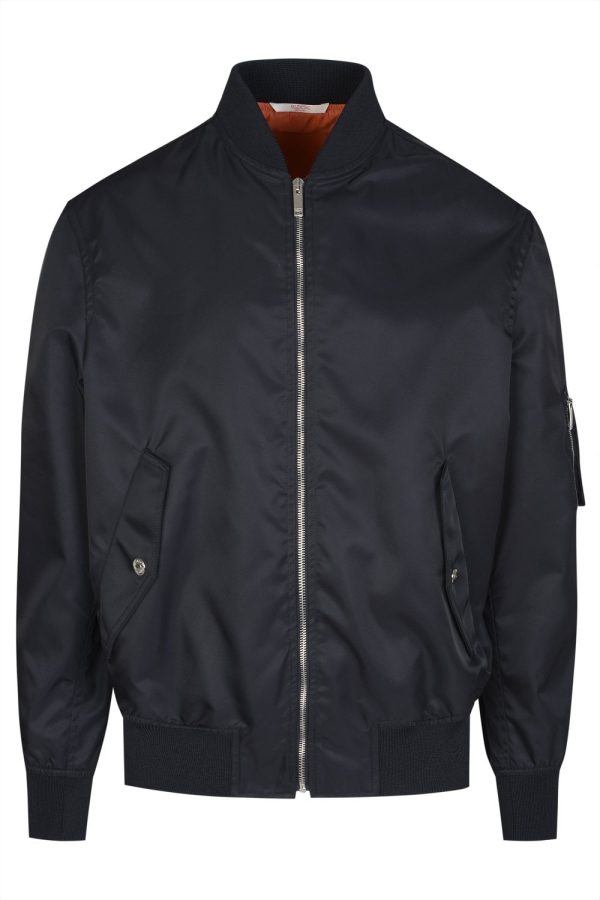 VALENTINO BOMBER JACKET Size: 46, colour: NAVY