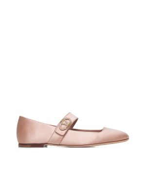 VALENTINO GARAVANI | VLogo Locker satin ballet flats | Women | 36