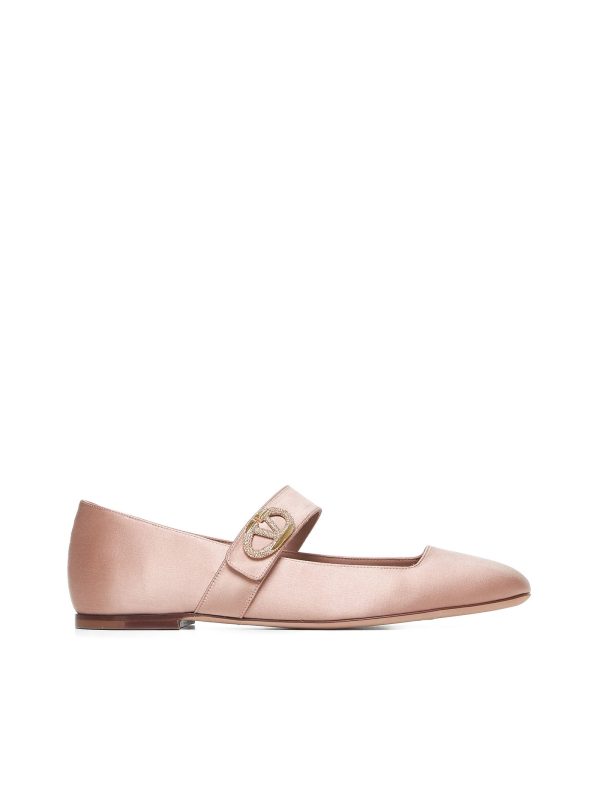 VALENTINO GARAVANI | VLogo Locker satin ballet flats | Women | 36