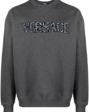 VERSACE VINTAGE BRANDING SWEATSHIRT Size: S, colour: CHARCOAL