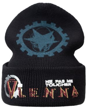 VETEMENTS Black wool beanie