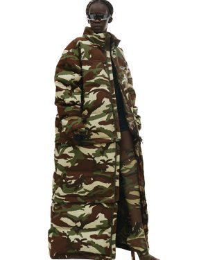 VETEMENTS Camouflage Maxi Padded Coat
