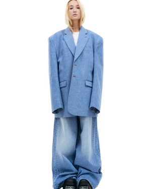 VETEMENTS Denim oversized blazer