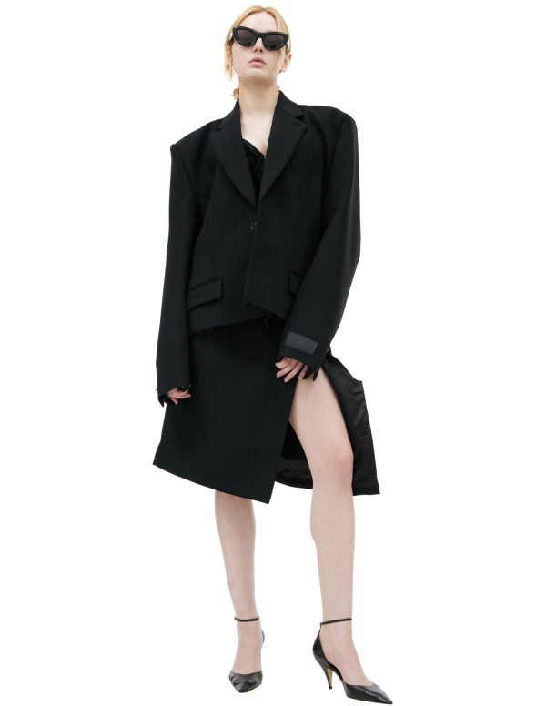 VETEMENTS Oversize button-up jacket