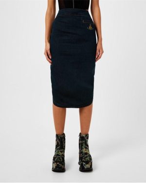 VIVIENNE WESTWOOD Pleated Skirt - Blue