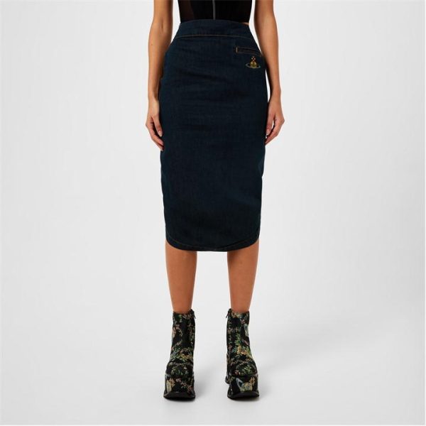 VIVIENNE WESTWOOD Pleated Skirt - Blue