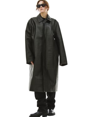 VTMNTS Oversized leather coat