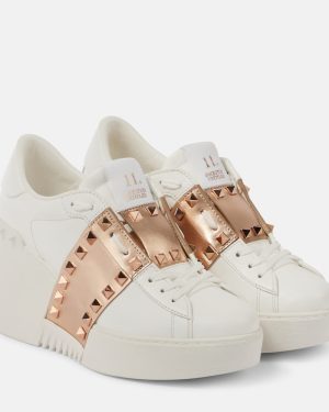 Valentino Garavani Open Disco leather wedge sneakers