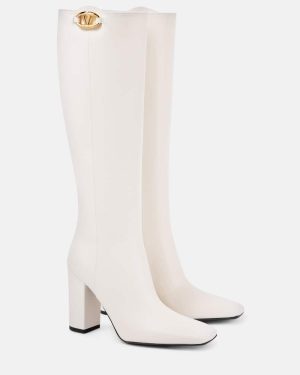 Valentino Garavani VLogo Bold 100 leather knee-high boots