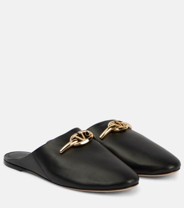 Valentino Garavani VLogo leather clogs