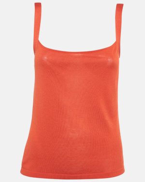 Valentino Red Jersey Tank Top M