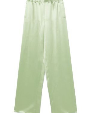 Valentino Silk Wide-Leg Trousers