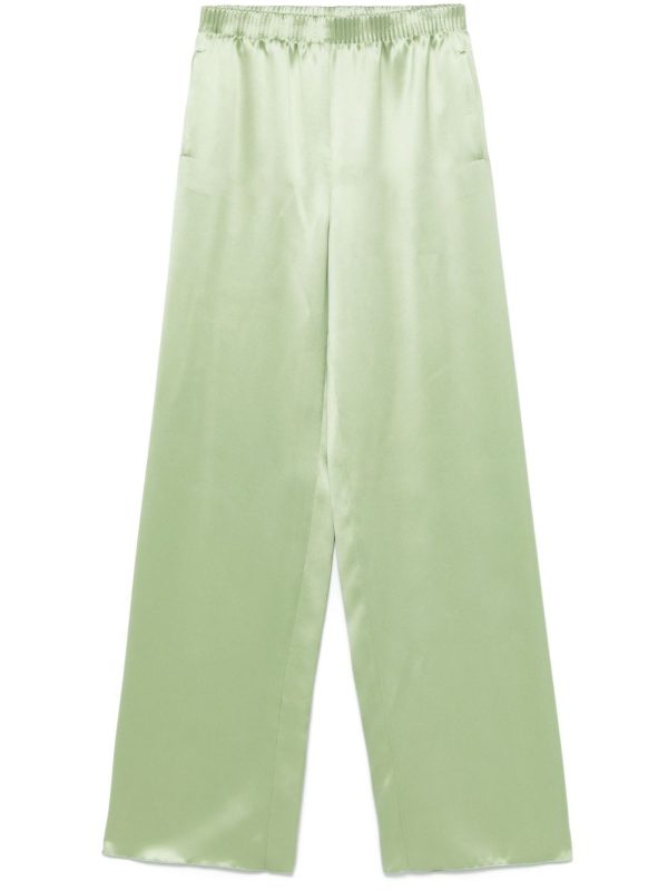 Valentino Silk Wide-Leg Trousers