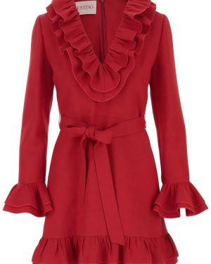 Valentino silk blend mini dress