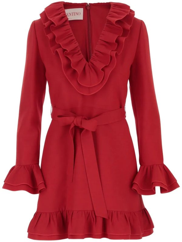 Valentino silk blend mini dress