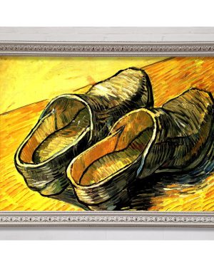 Van Gogh A Pair Of Leather Clogs Framed Print