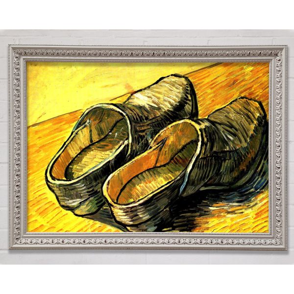 Van Gogh A Pair Of Leather Clogs Framed Print
