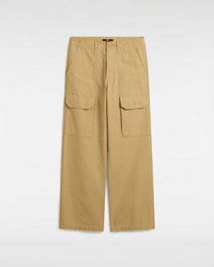 Vans - Arroyo Wide Leg Cargo Trousers, Woman, Brown, Size: 28