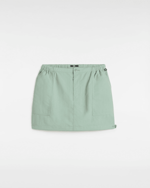 Vans - Riley Nylon Mini Skirt, Woman, Green, Size: XL