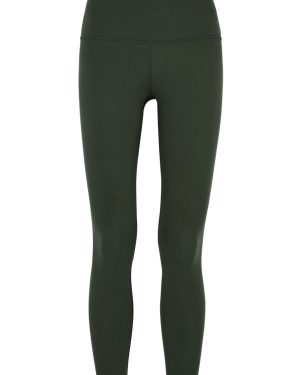 Varley Always High 25 Stretch-jersey Leggings, Activewear, Dark Green - L (UK14 / L)