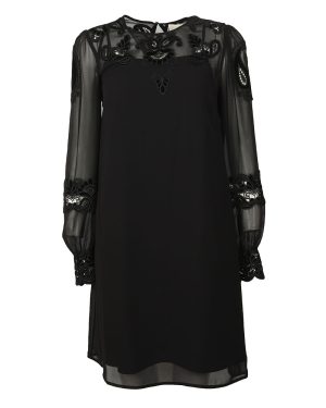 Velvet Applique Dress