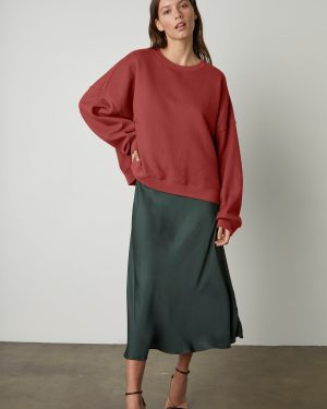 Velvet By Graham & Spencer Margot Oversized Sweatshirt Femme Size XL