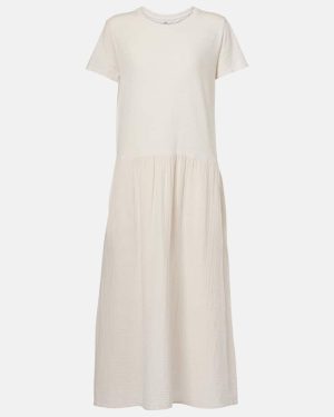 Velvet Cotton midi dress