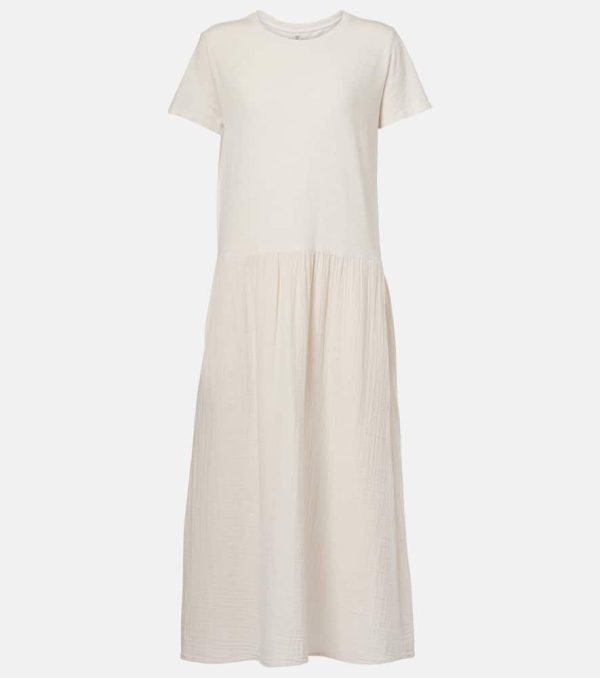 Velvet Cotton midi dress