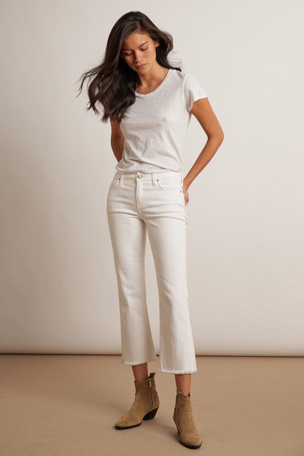 Velvet Tees Twiggy High Rise Crop Jeans Salt Size 31