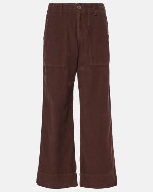 Velvet Vera cropped corduroy wide-leg pants