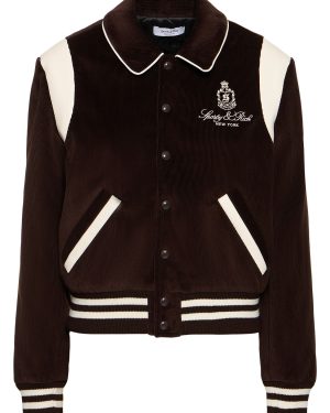Vendome Cotton Corduroy Varsity Jacket