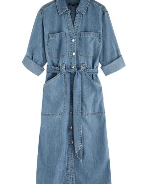 Veronica Beard Evelyn Denim Shirt Dress - 8 (UK12 / M)