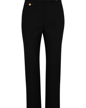 Veronica Beard Renzo Straight-leg Trousers - Black - 4