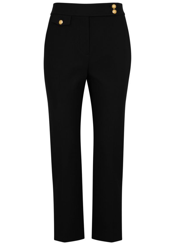 Veronica Beard Renzo Straight-leg Trousers - Black - 4
