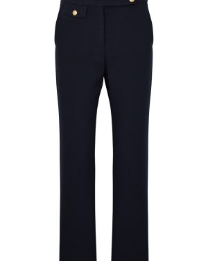 Veronica Beard Renzo Straight-leg Trousers - Navy - 12