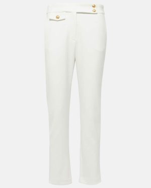 Veronica Beard Renzo mid-rise cropped slim pants