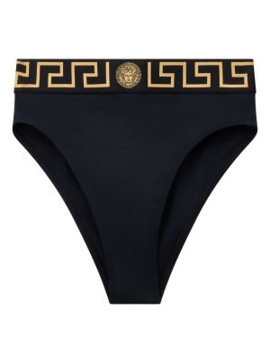 Versace Greca High Waist Bikini Bottom