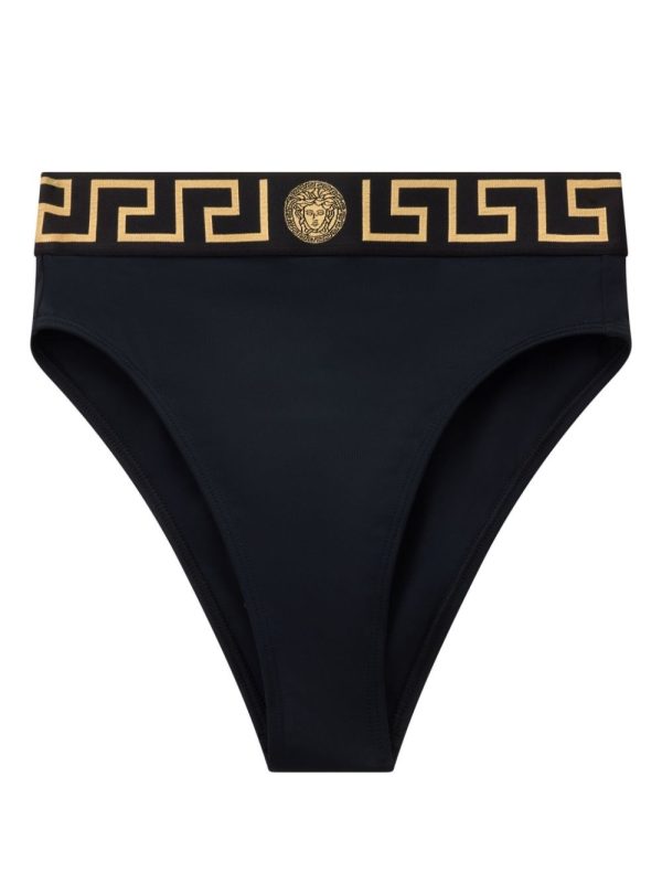 Versace Greca High Waist Bikini Bottom