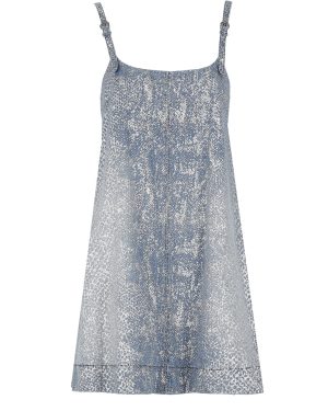 Versace Jeans Couture Denim Slip Dress