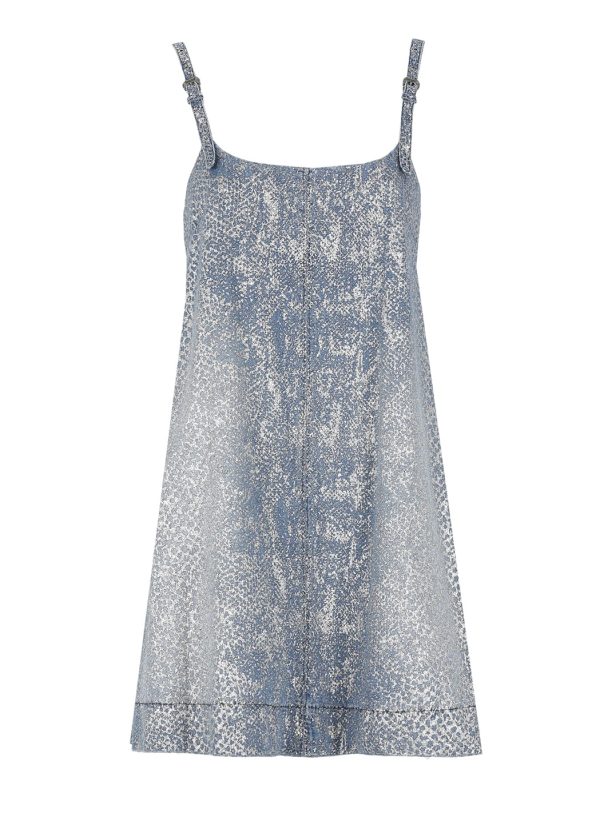 Versace Jeans Couture Denim Slip Dress