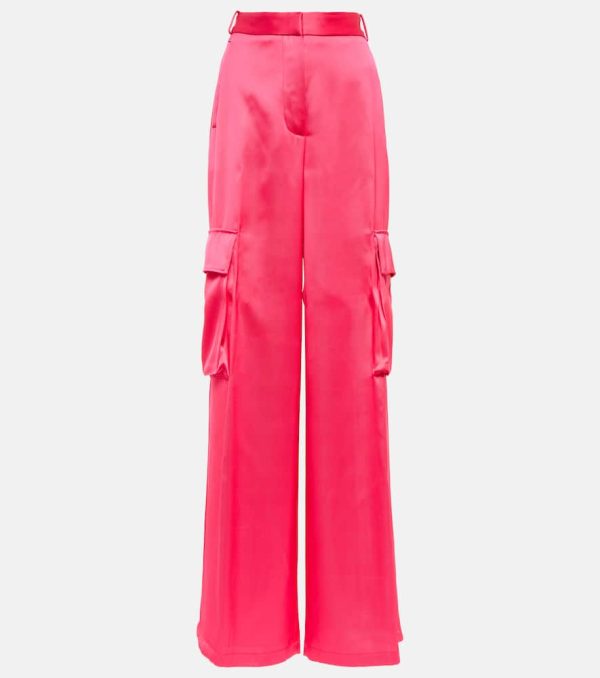 Versace Satin cargo pants