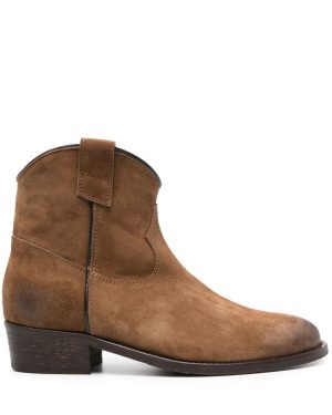 Via Roma 15 Suede Ankle Boot