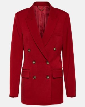 Victoria Beckham Double-breasted wool-blend blazer
